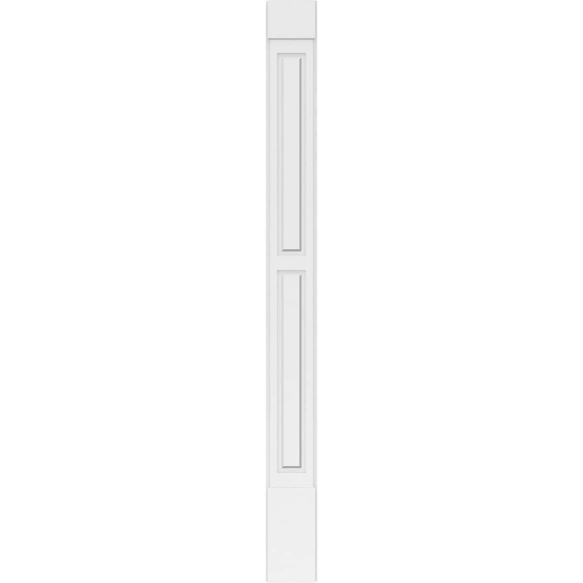Two Equal Raised Panel PVC Pilaster (Pair) U4212
