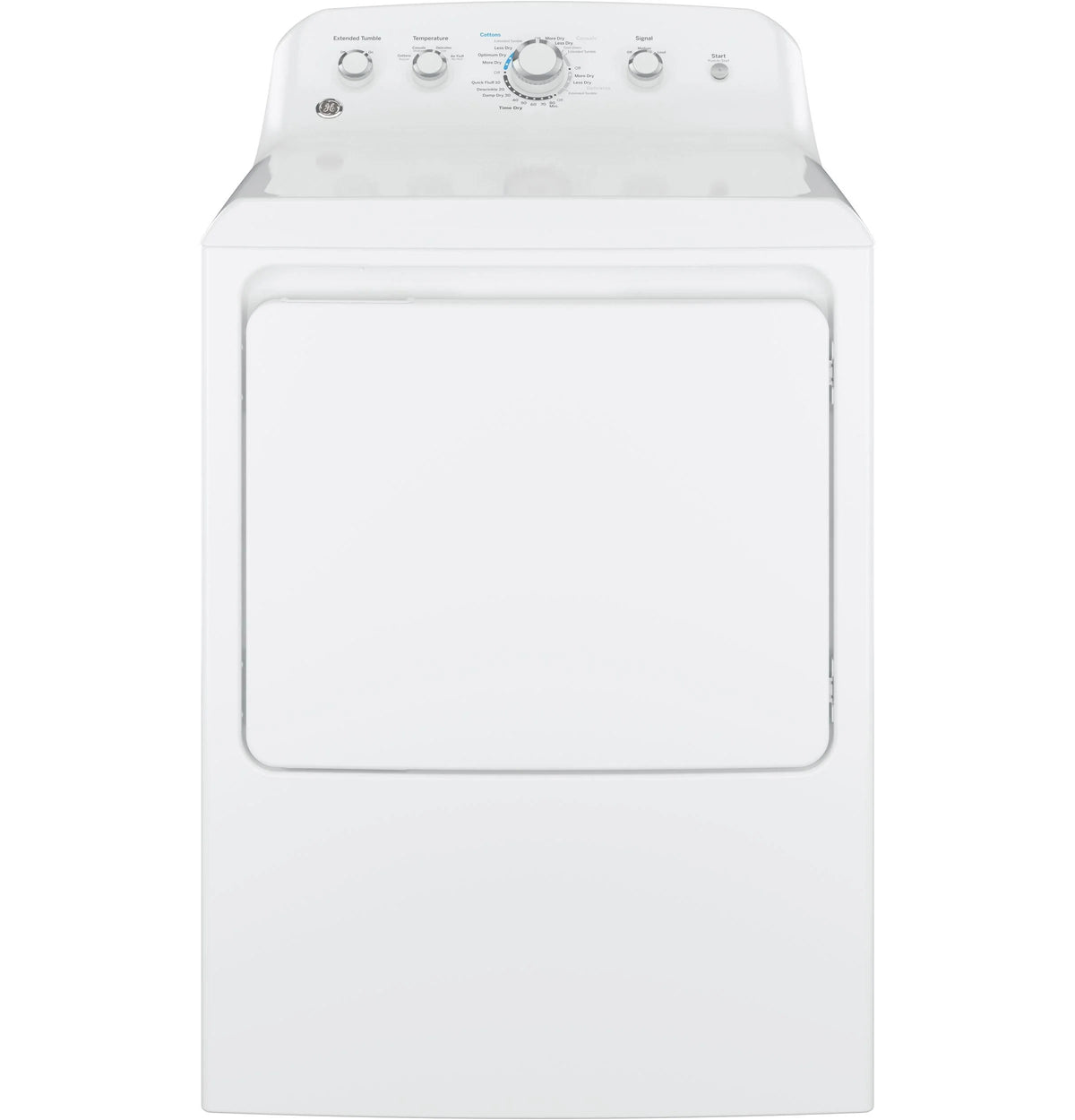 White 7.2 Cu. Ft. Front Loading Gas Dryer D162