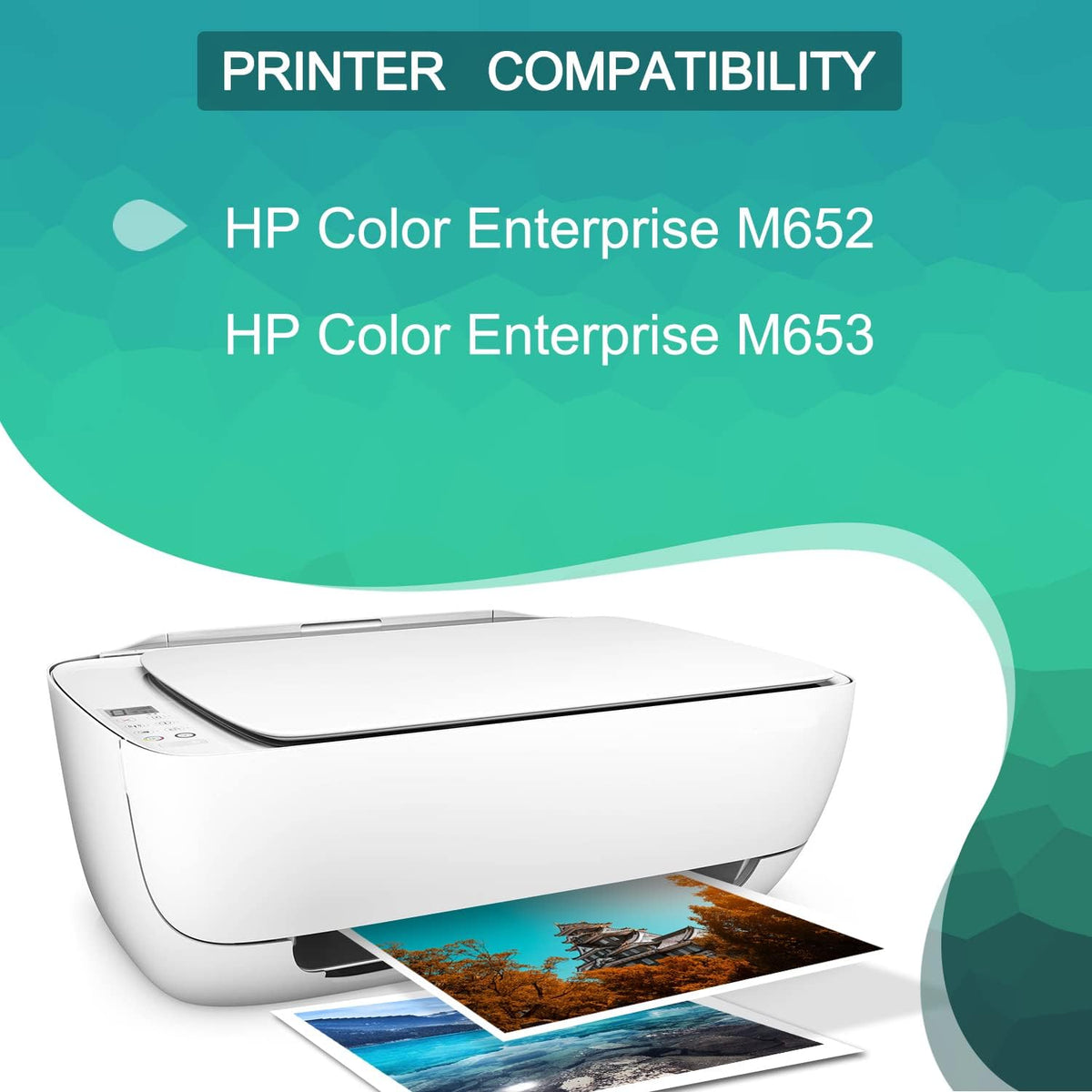 Compatible Toner Cartridge for HP Printer (1 Black 1 Cyan 1 Magenta 1 Yellow) Y392970