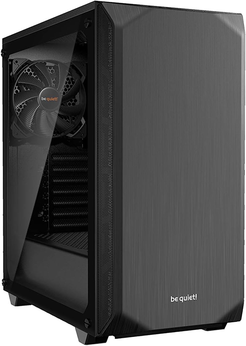 White Mid Tower ATX Case with Tempered Glass Window E619