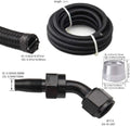Nylon Braided 1/4'' 20 ft Fuel Oil Hose P5408