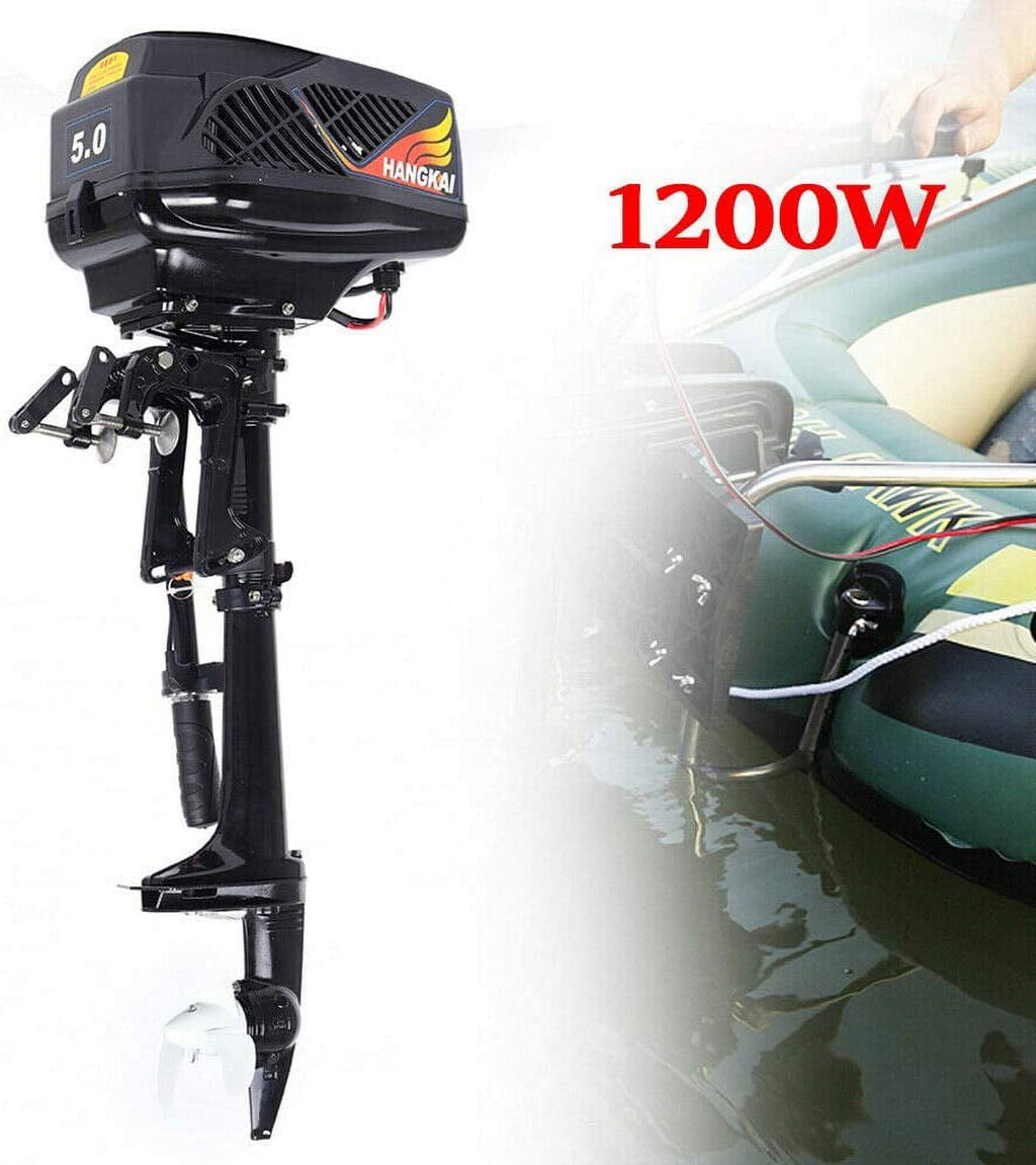 48V Electric Outboard Motor 5.0HP Trolling Engine Short Shaft S68814