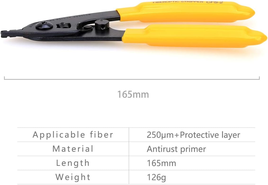 Optical Fiber Tool Kit with Fiber Optic Drop Cable Stripper, Pack of 2 X77996
