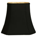 16x22 Square Cut Corner Lamp Shade Black with Gold Lining O5826