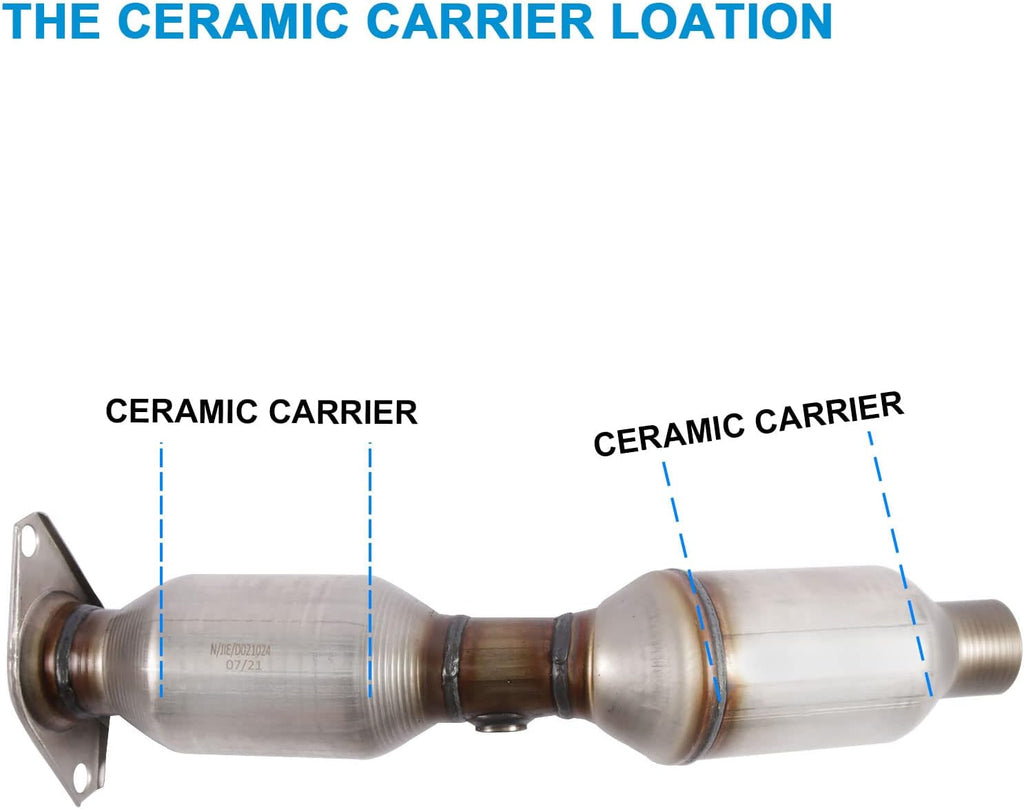 Stainless Steel Catalytic Converter with Gasket M84302