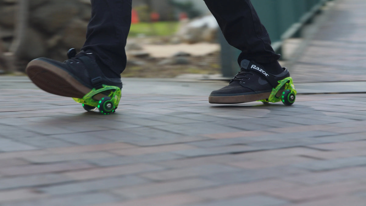 Neon Green Wheeled Skate Shoes E56763