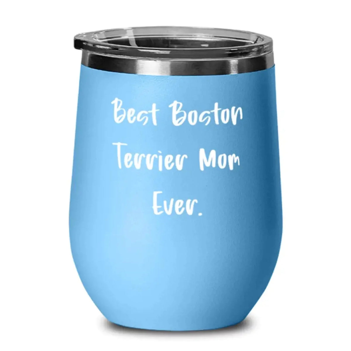 Boston Terrier Wine Glass N962385