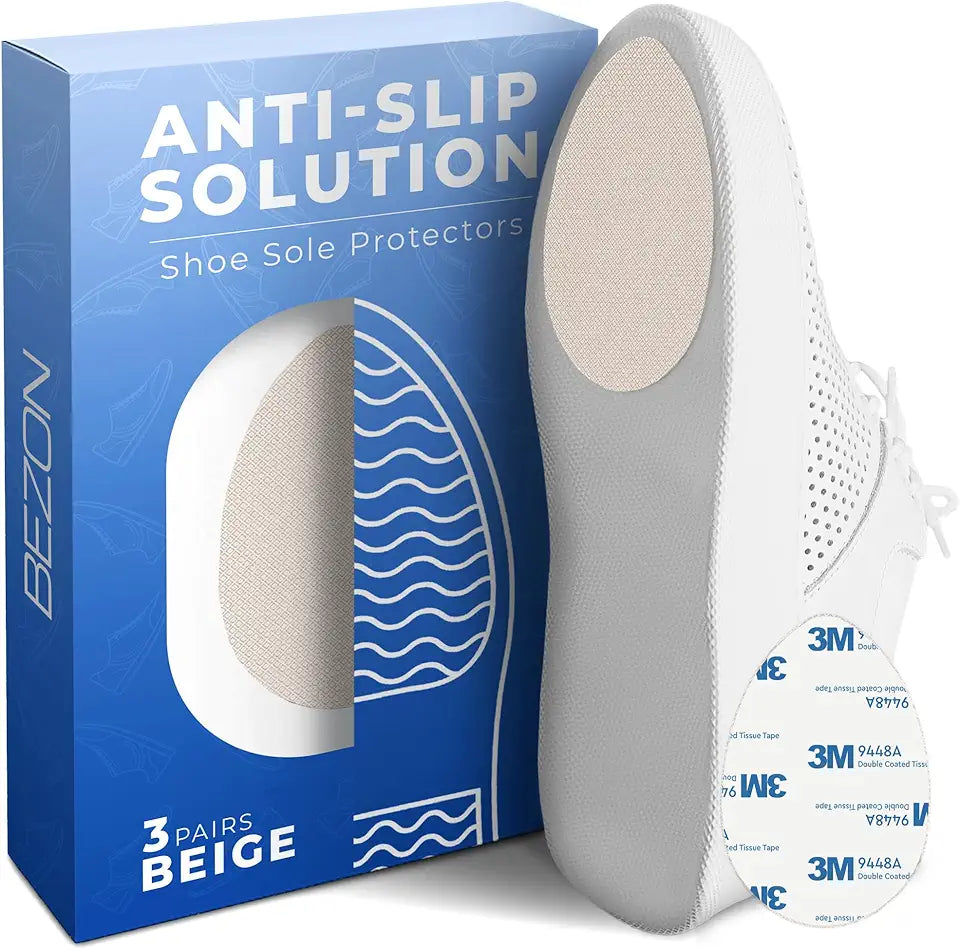3 Pairs Non Slip Shoe Sole Protector Y14591