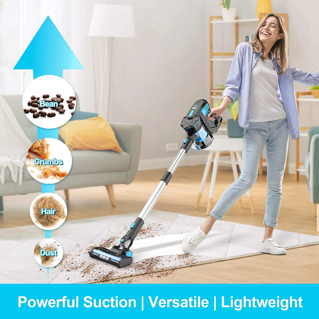 Cordless Stick Vacuum 20KPa 6-in-1 Blue X14288