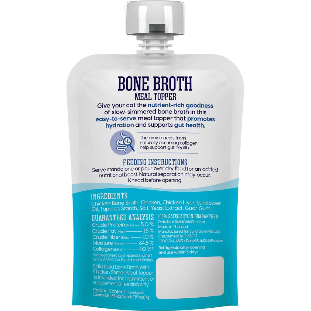 Solid Gold Bone Broth Shreds Meal Topper L705