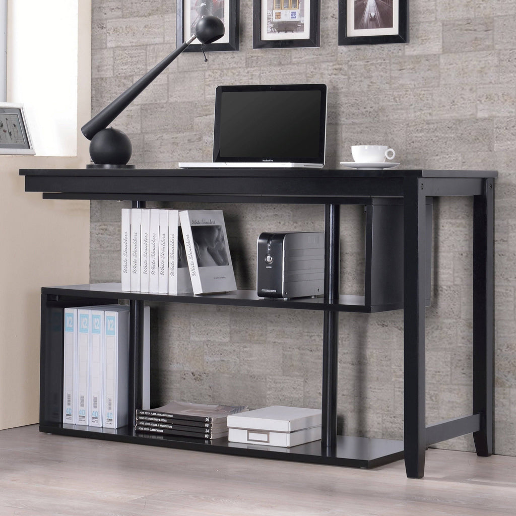 Swing Out Desk - Black K129