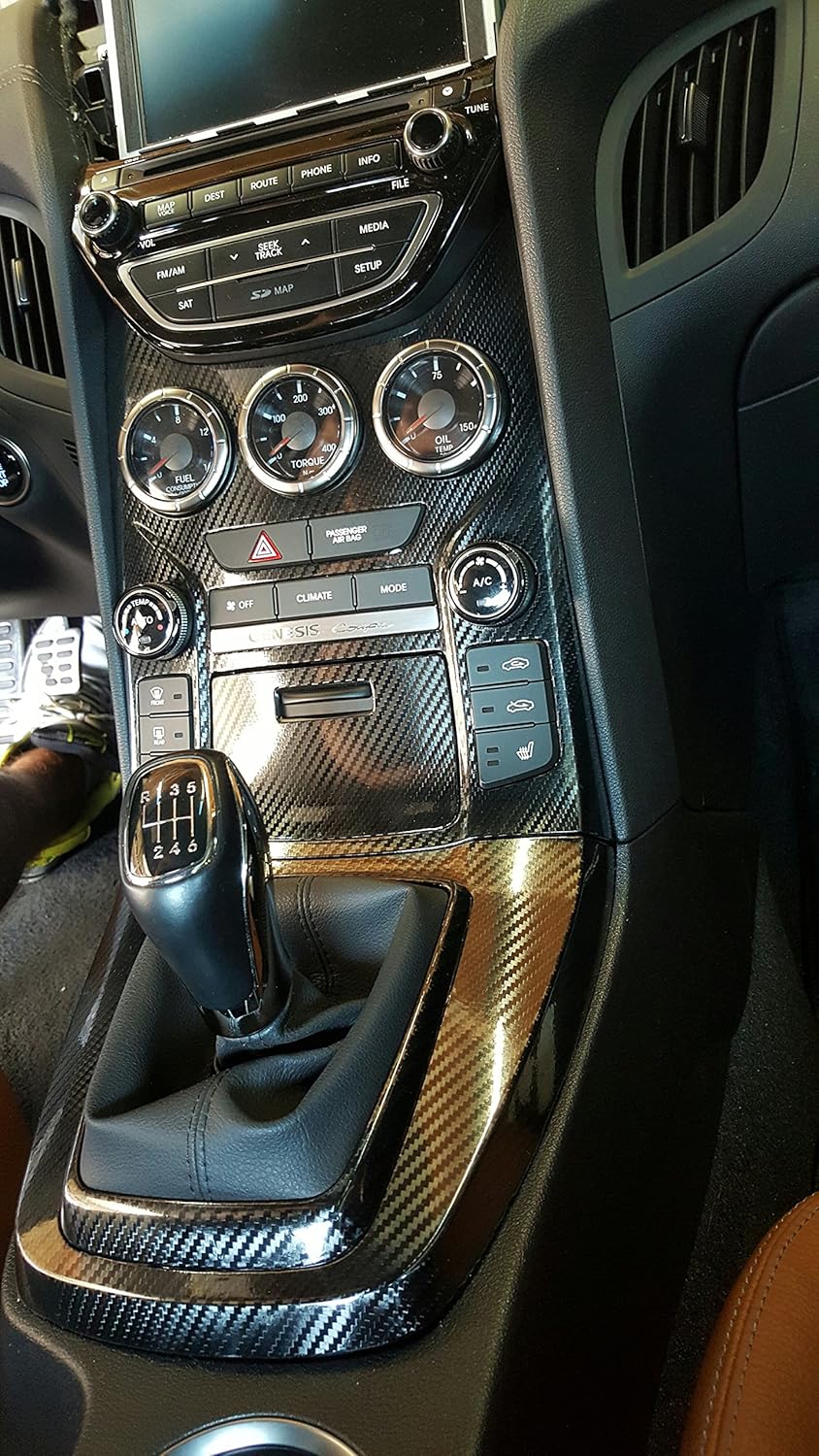 Black Carbon Fibre Vinyl Wrap Film (4ft x 5ft) W420