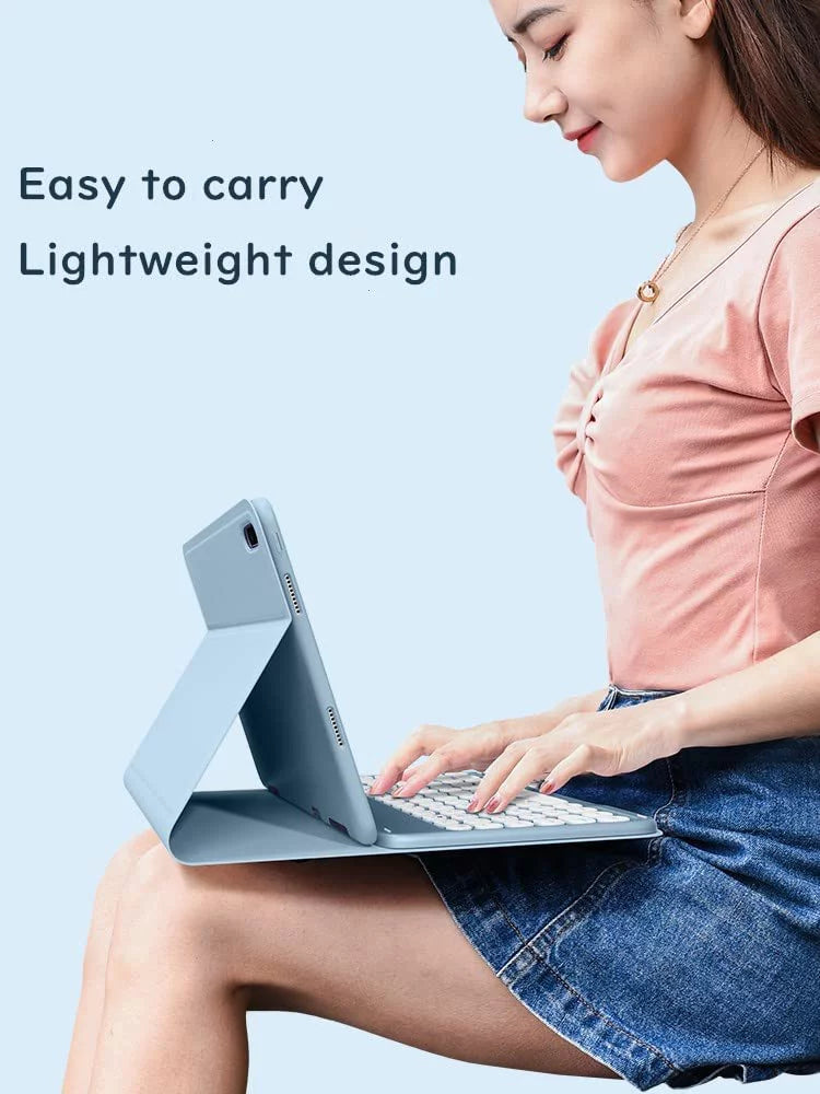 9.7 inch iPad Keyboard Case with Pencil Holder W7310