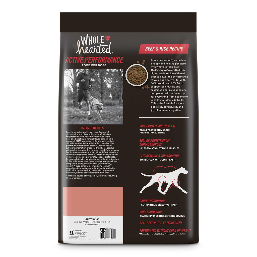 High-Protein Beef & Rice Recipe Dry Dog Food U149887