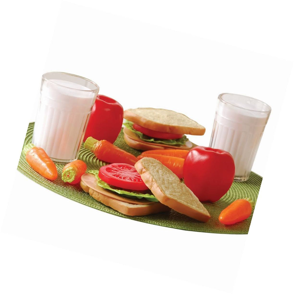 52 pc. Plastic Pretend Play Food Set for Two Q421634
