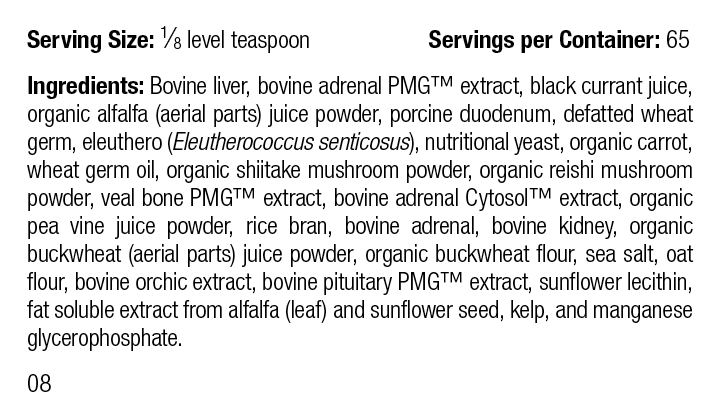 Adrenal Support 0.9 oz U1729