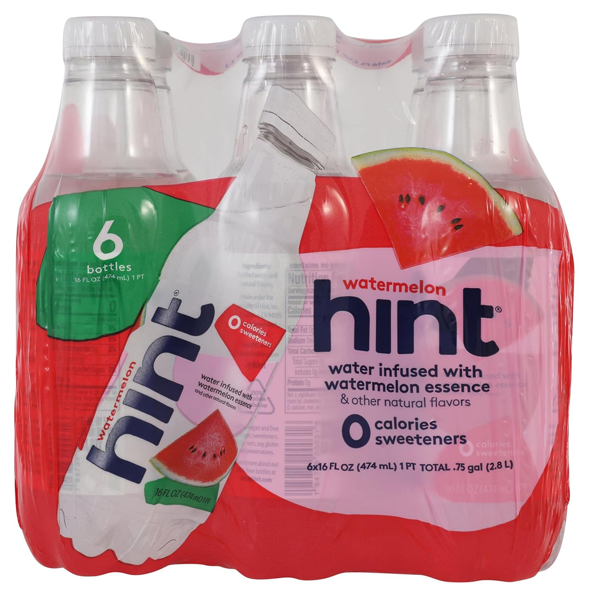 16 Ounce Pack of 6 Watermelon Water M9576