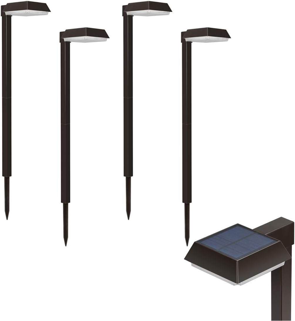 Solar Pathway Lights 300 lumens 4 Pack W1605