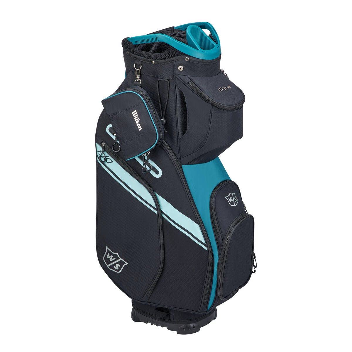 Black/Teal Cart Bag M160019