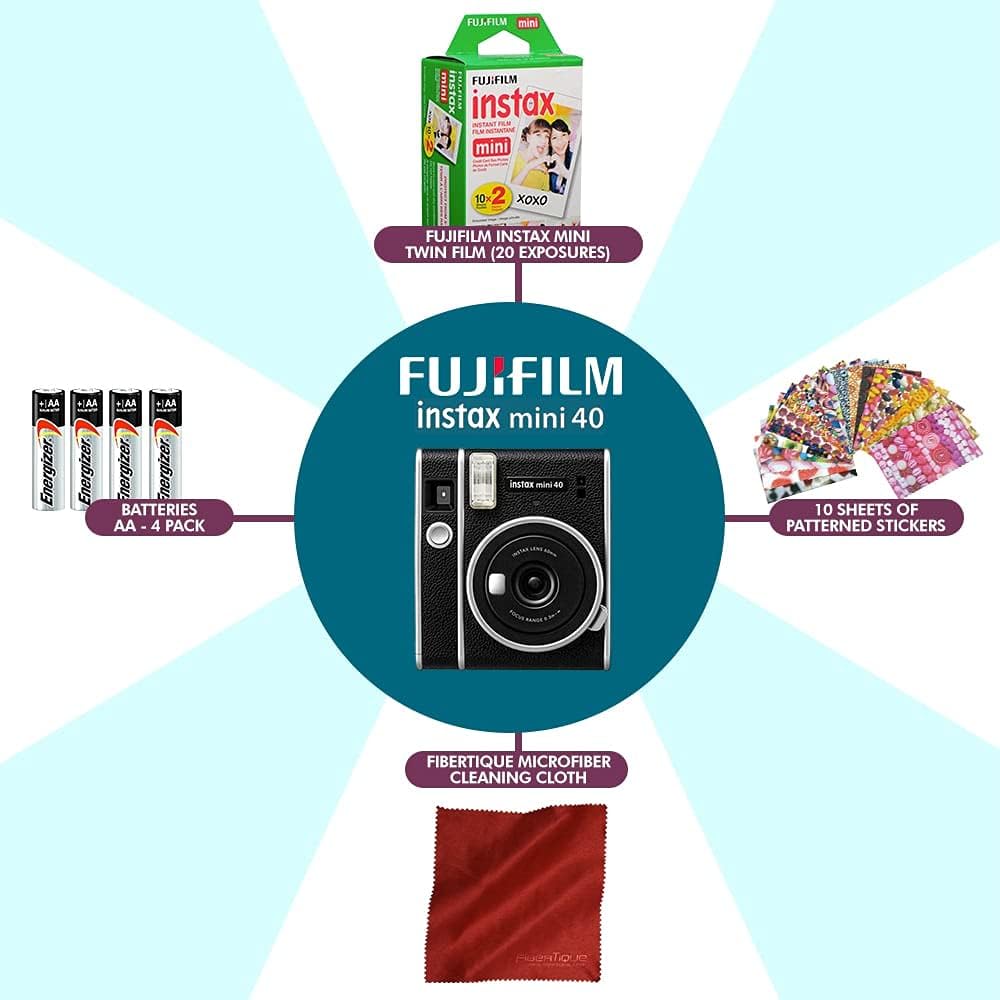 Instax Mini 40 Instant Film Camera with 20 Sheets Instant Mini Film C693