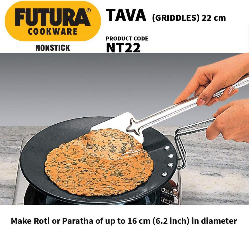 Concave Tava Griddle with Steel Handle, 8.5-Inch K71593