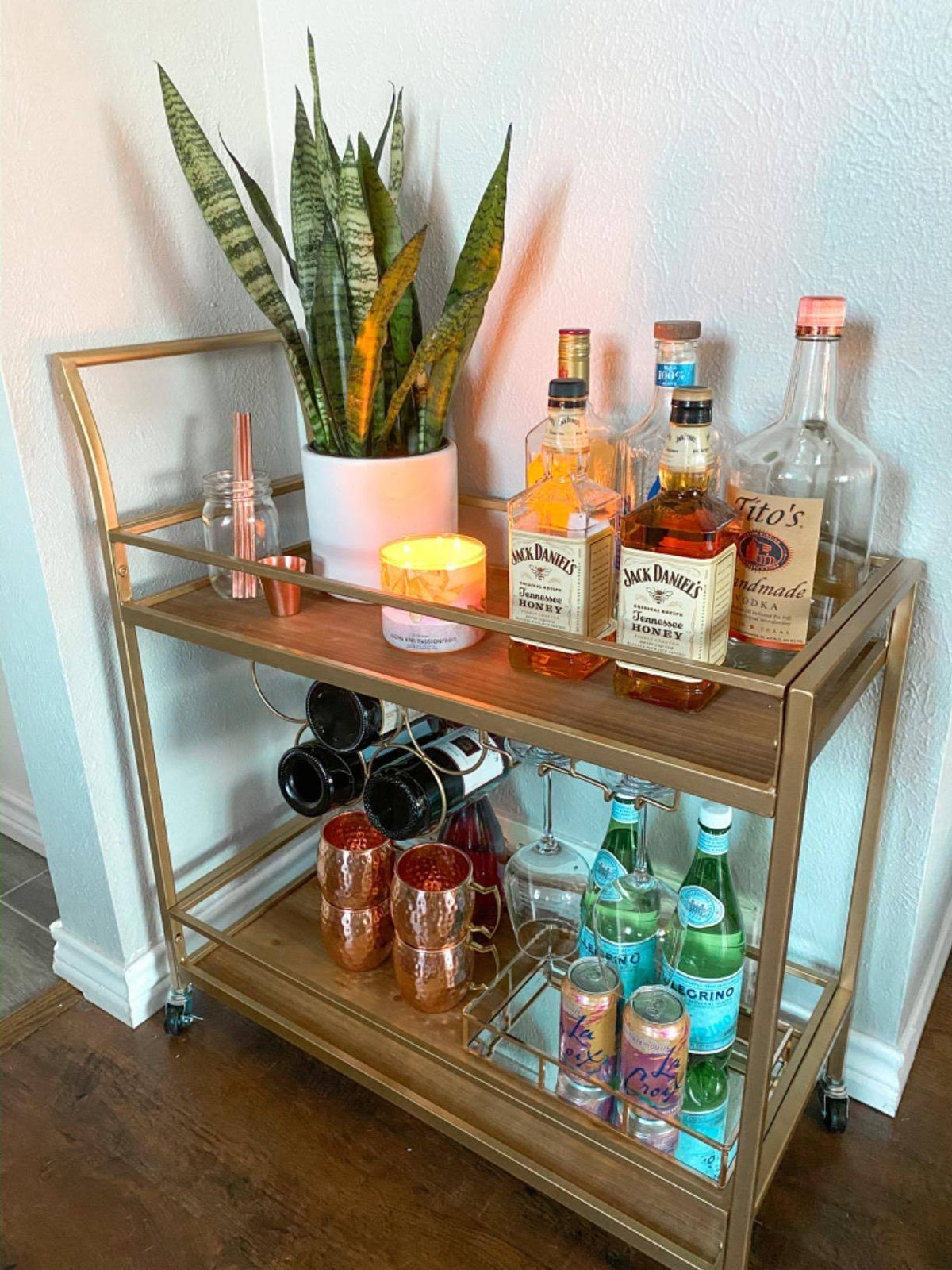 Gold Bar Cart H36500