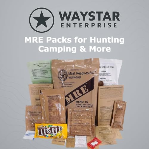 MRE Meals Ready to Eat Bundle (2 x 12 Packs) with Flameless Heaters J583