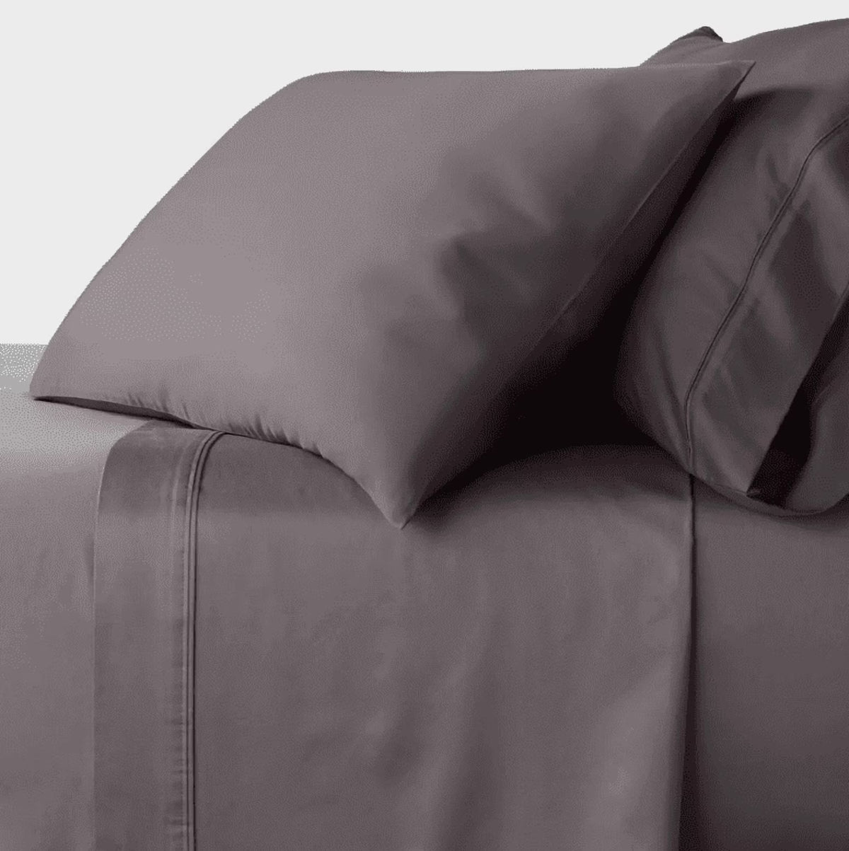 King Dark Gray Flat Sheet C4835