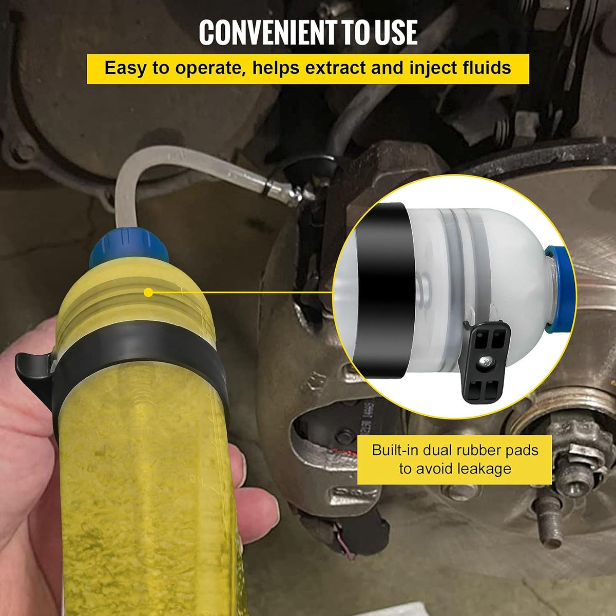 Transmission Fluid Pump Manual ATF Dispenser Tool Set with Adapters Pack of 2 A776