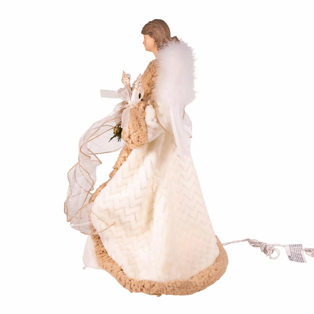 10-Light Rustic Angel Treetop K5160