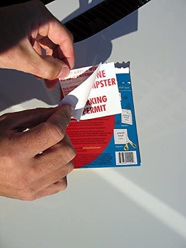 Windshield Sticker Applicator 4 inch x 6 inch Sheets Pack of 2 X5629