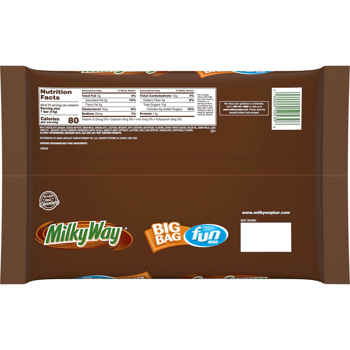 20.73 oz Milk Chocolate Candy Bars D176876