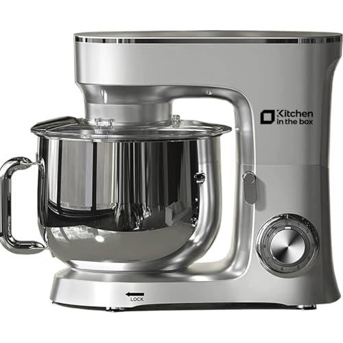 900W 8.5 QT Tilt-head Stand Mixer with Dough Hook, Wire Whip, Flat Beater & Splash Guard Q12582