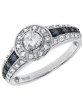 Blue White Solitaire Diamond Engagement Ring (0.60 ct) N15615