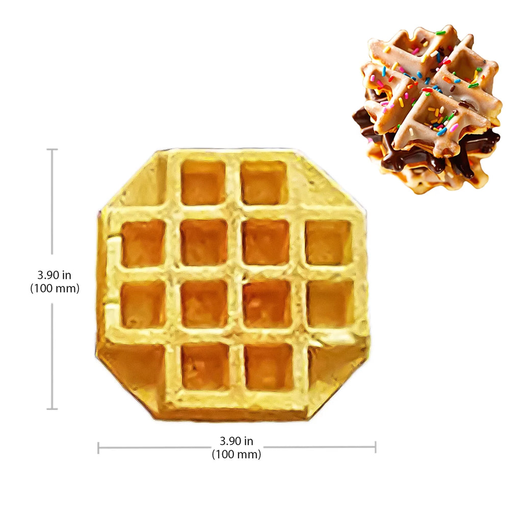 Belgian Waffle Iron 4 Pcs Removable Plates L28495