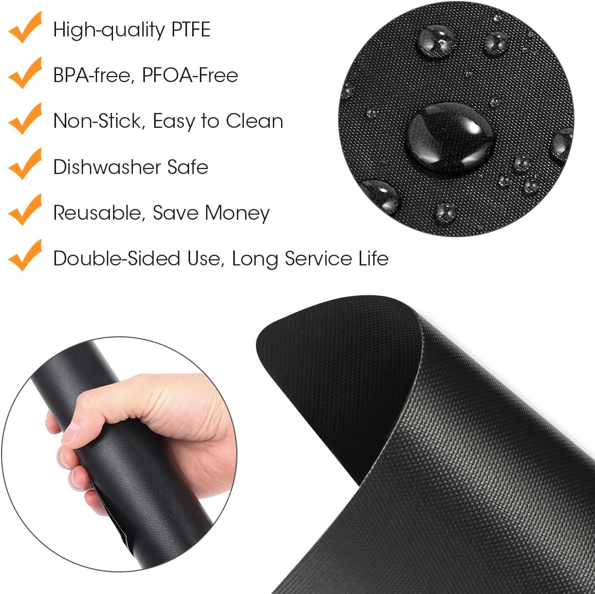 4 Pack Non-stick Air Fryer Liners L12052