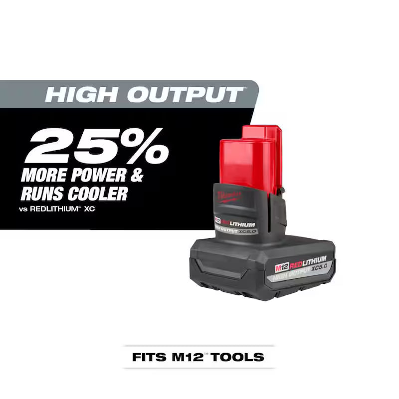 12-Volt Lithium-Ion 5.0 Ah Battery Pack H446