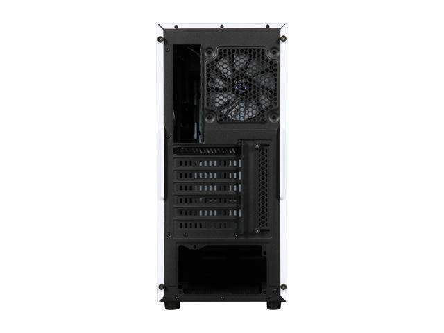 White Steel / Plastic ATX Tower Computer Case Q964707