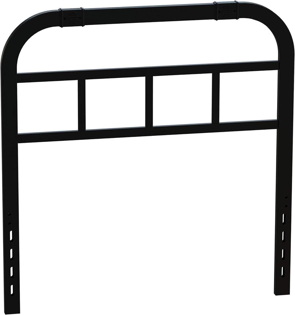 Black Metal Steel California King Bed Headboard Pack of 2 S871882