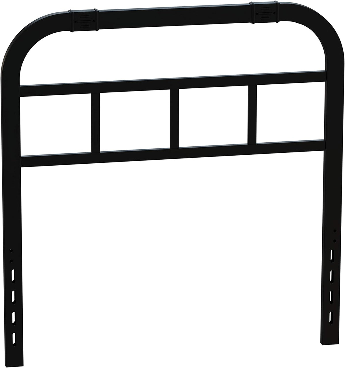 Black Metal Steel California King Bed Headboard Pack of 2 S871882
