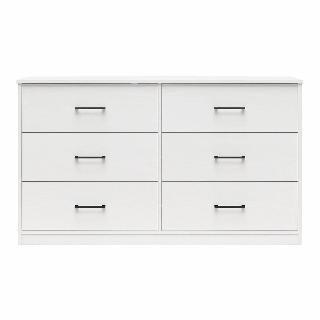 Black Oak 6 Drawer Dresser D41188