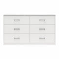 Black Oak 6 Drawer Dresser D41188