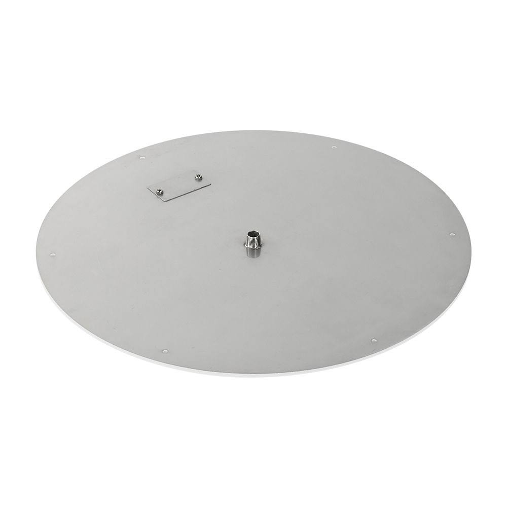 Stainless Steel Round Flat Fire Pit Pan, 24 in. I6344