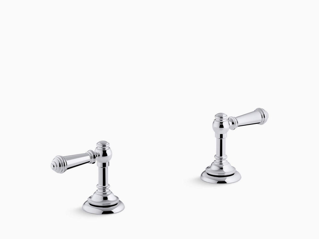 Polished Chrome Deck-Mount Bath Lever Handle Trim K1726