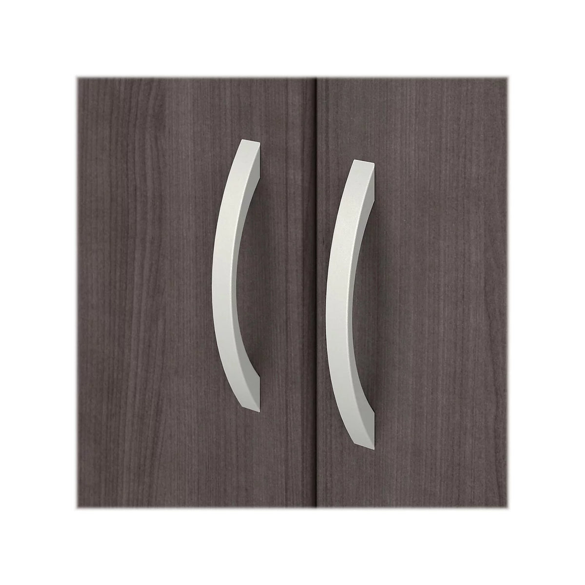 Tall 5 Shelf Bookcase with Doors Engineered Wood L29184