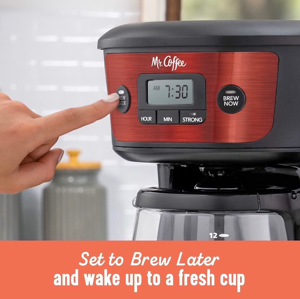 12-Cup Programmable Stainless Steel Coffeemaker F9364