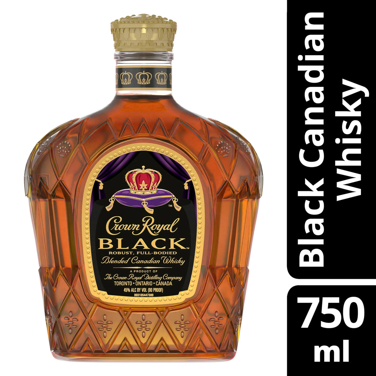 Black Blended Canadian Whisky 750 mL 45% ABV C1853