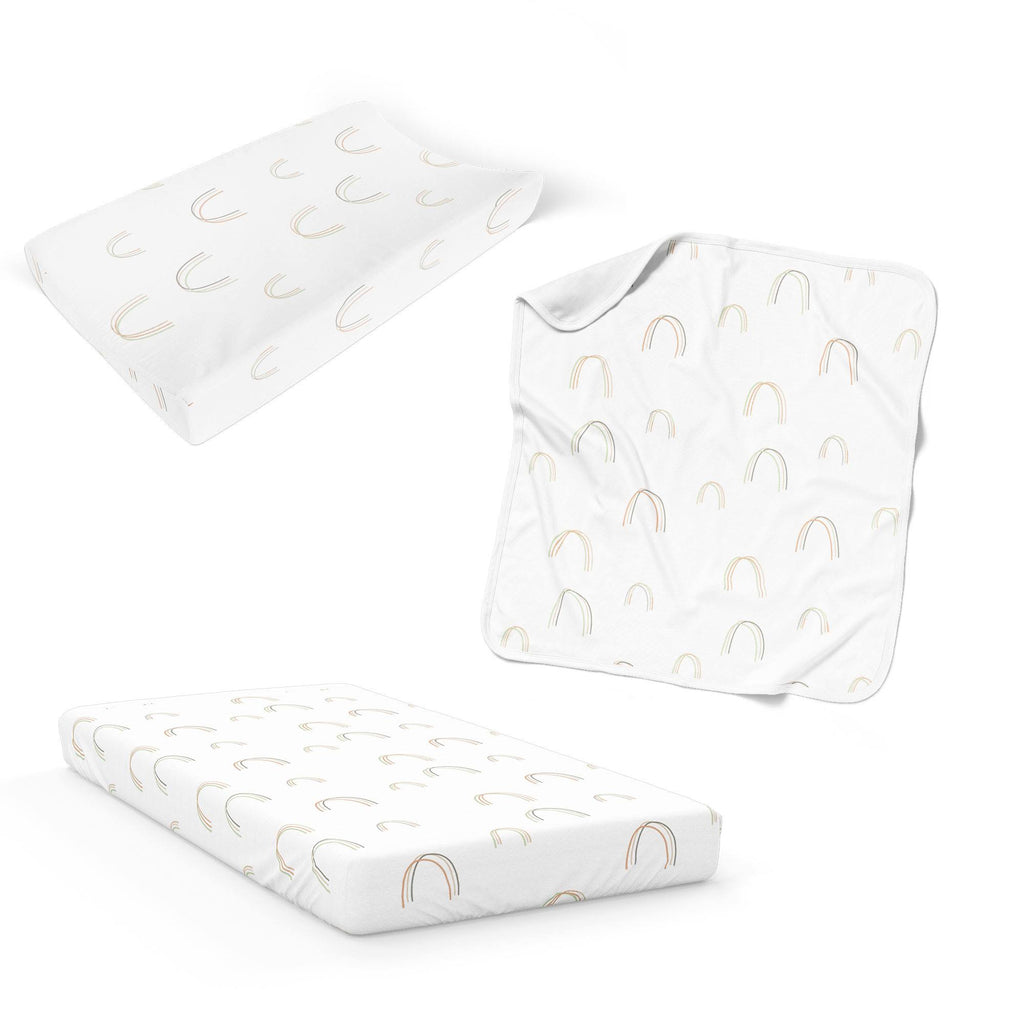 Organic Cotton 3-Piece Crib Bedding Set O595495