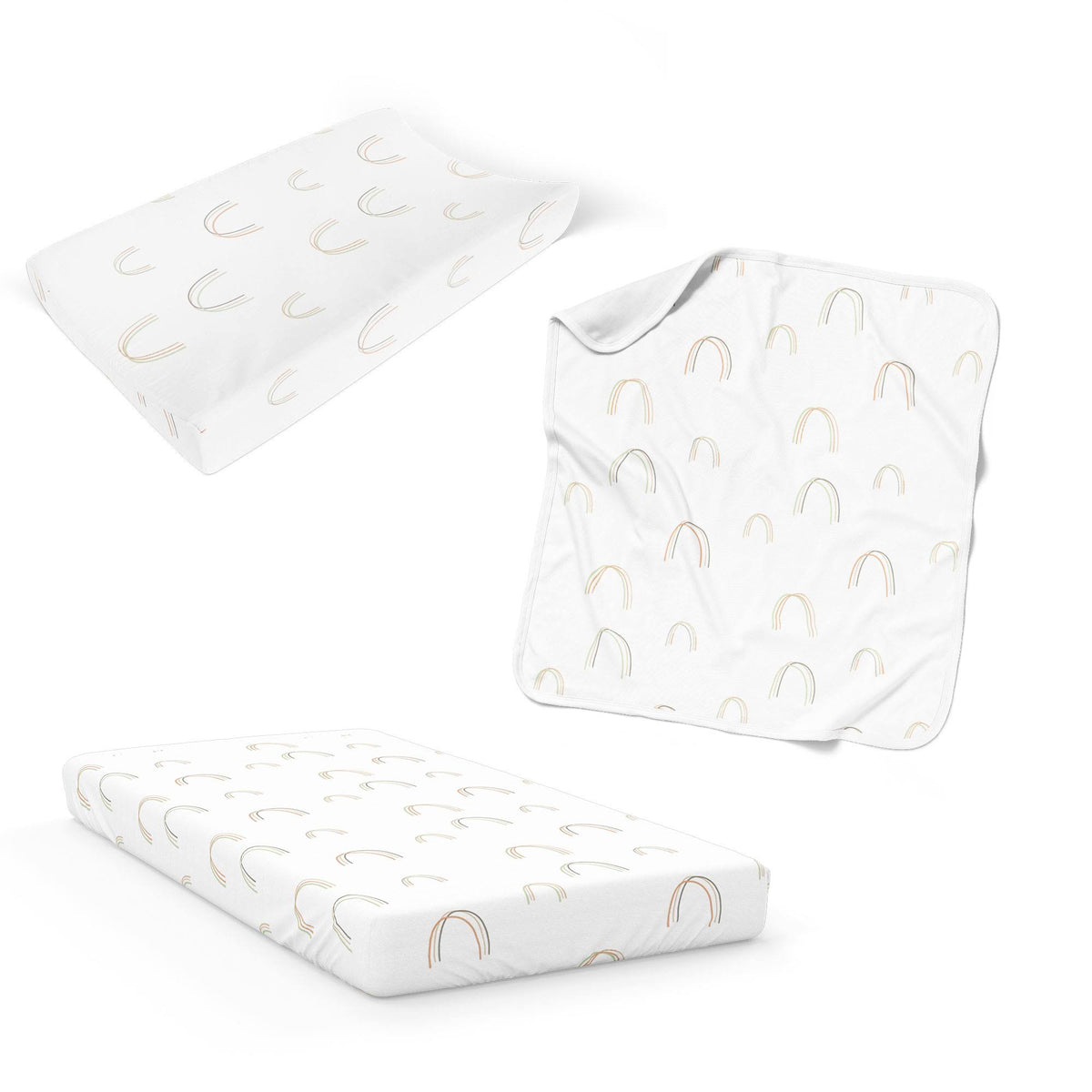 Organic Cotton 3-Piece Crib Bedding Set O595495