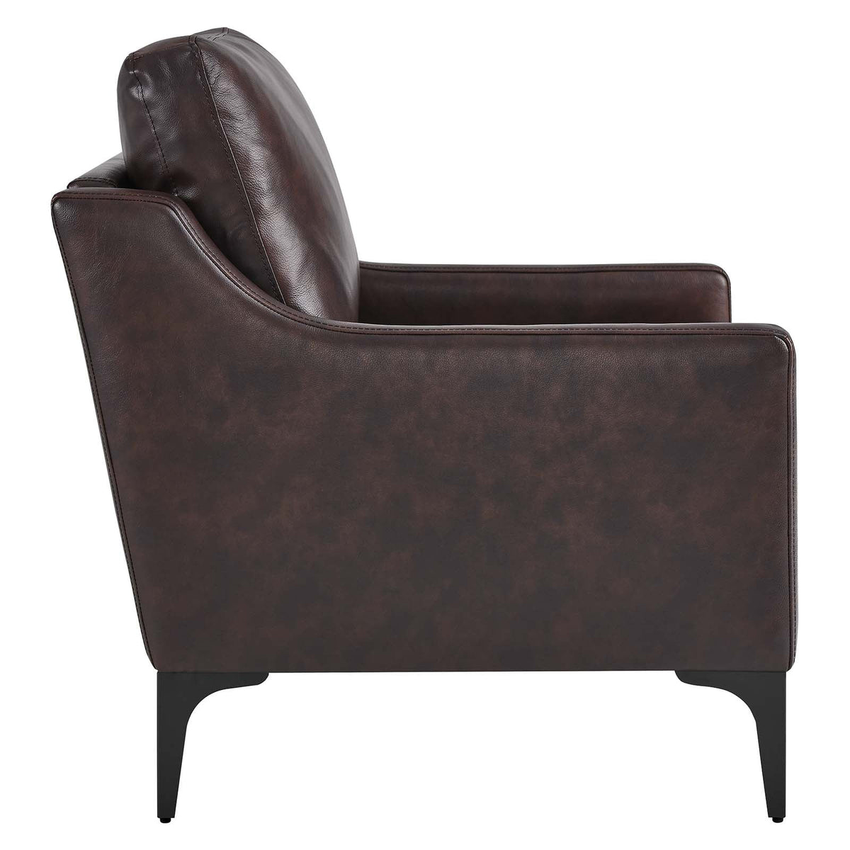 Brown Leather Armchair V62897